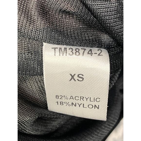 THML Sweater Dress Womens XS Black Multi Button Back Mixed 3/4 sleeves - Picture 8 of 9